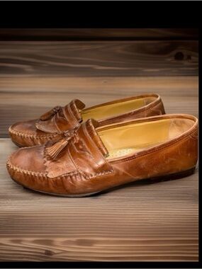 Johnston & Murphy Men's Tassel Kiltie Loafers, Men’s size 9.5W